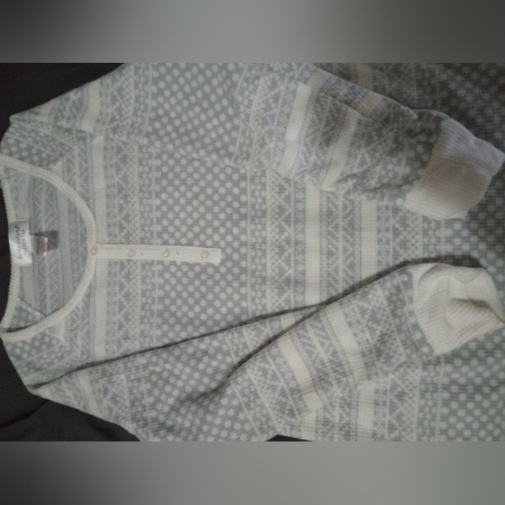 Kathy Ireland women's long sleeve nightshirt